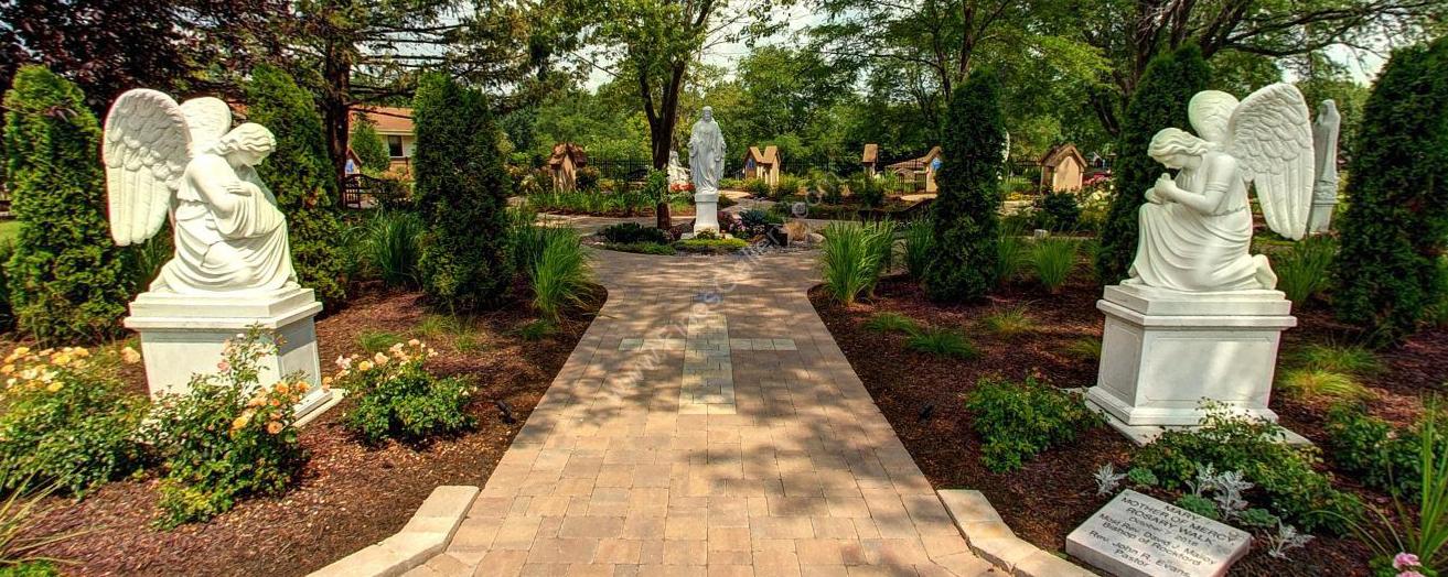 St Rita’s Rockford IL Rosary Walk Prayer Garden Fine's Gallery
