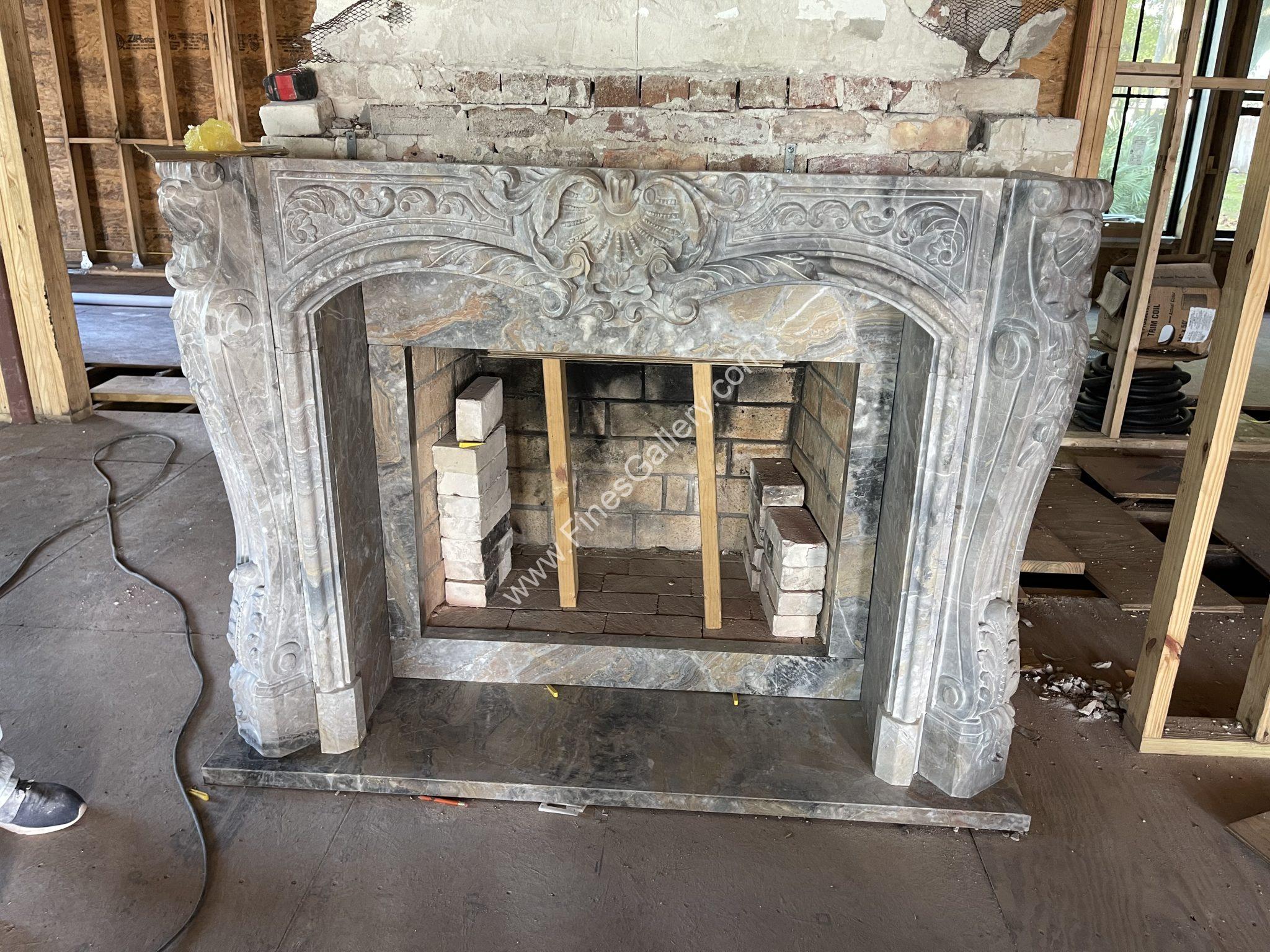 Turnkey Installation of Rare Italian Arabascato Orobico Marble