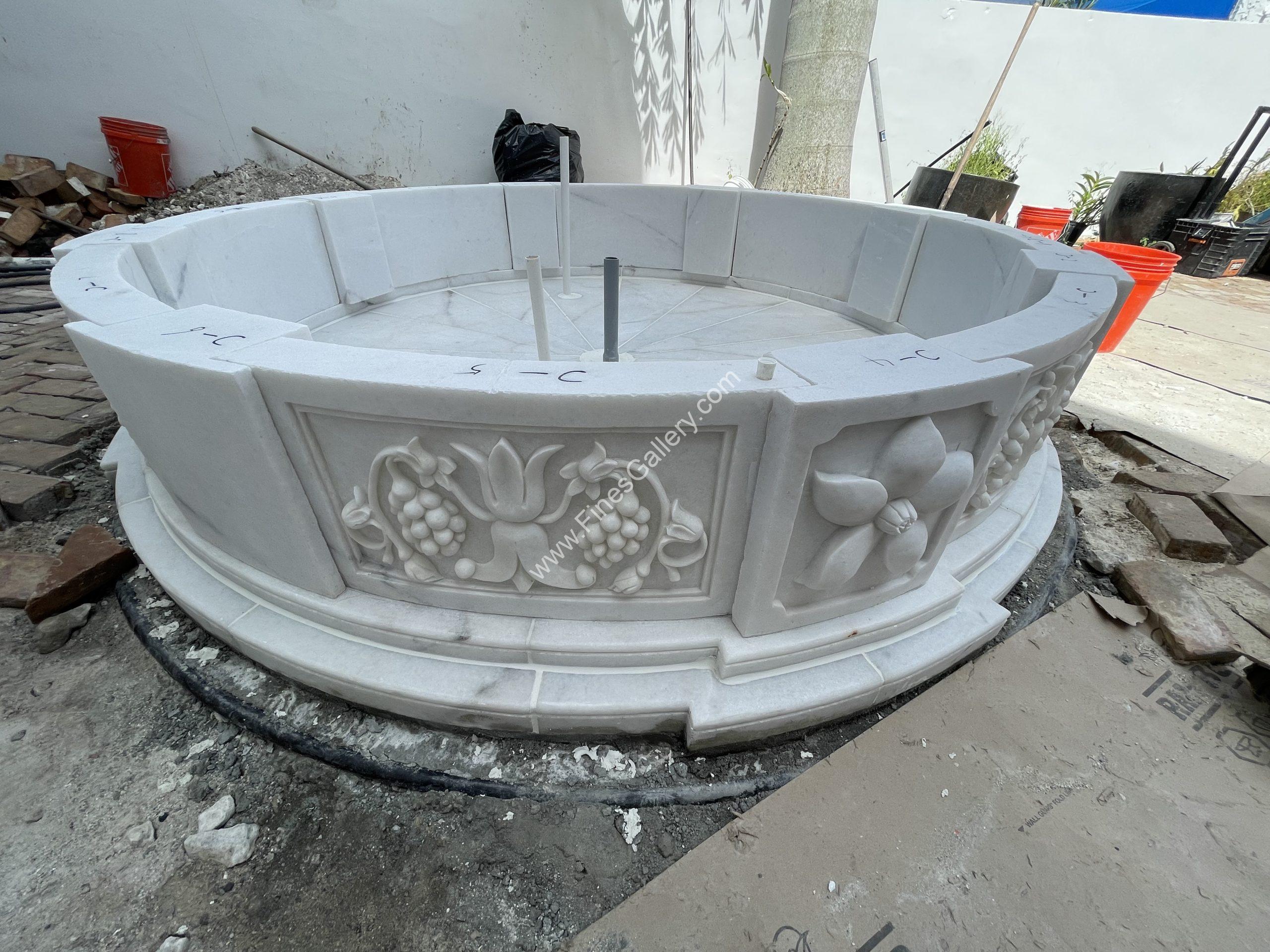 MF-2068 Greco Roman Onyx/ Marble Fountain From Concept to Completion ...